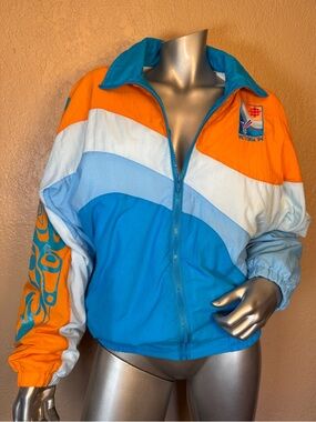 Vintage 1994 Commonwealth Games Windbreaker Bomber Jacket Size Small